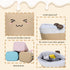 GFPGYQ Standing Pencil Case for Girls, Boba Cat Pop Up Pencil Case Cute Telescopic Pen Pouch Holder Canvas Zip Kawaii, Kids Students Gifts 3 Packs
