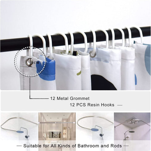 Witzest Kids Shower Curtain Cute Dog Animal Shower Curtain Funny Cartoon Shower Curtain Fun Boys Shower Curtain Novelty Shower Curtain Polyester 72x72 Inch