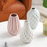 Flower Vase Set of 4, Decorative Ceramic Vase, Vase for Decor Home Living Room Office Parties Wedding (Black,White,Green,Rose)