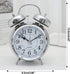 Sharp SPC800 Quartz Analog Twin Bell Alarm Clock (Silver)