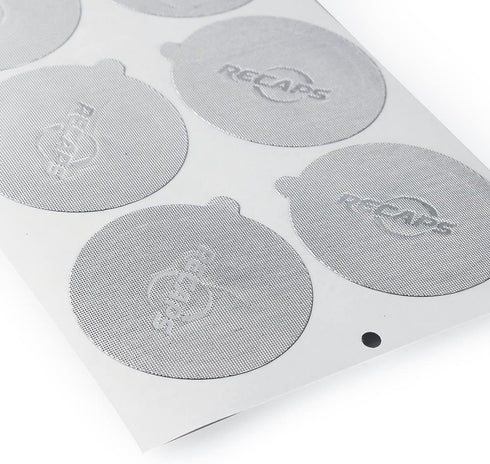 RECAPS Aluminum Espresso Lids Foil Seals Reusable Pods Compatible with Nespresso Original Line (Lids 240 Pcs Only) 37mm in Diameter