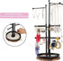 Jewelry Tower Organizer - Rotating Jewelry Tree Stand Organizer with 9 Tiers Adjustable Height Branches Display Holder for Necklace Bracelet Earring and Ring (Black)