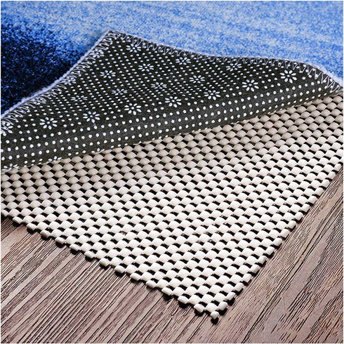 Non Slip Area Rug Pad Gripper - 2x10 Strong Grip Carpet pad for Area Rugs and Hardwood Floors, Provides Protection and Cushion