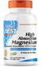 Doctor's Best High Absorption Magnesium Lysinate Glycinate, Easy to Swallow, 120 Ct