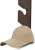 Keletop Hat Rack for Wall Baseball Cap Organizer Hanger (2 Pack) Modern Wooden Hat Holder Wall-Mounted Caps Display for Closet Door Bedroom Entryroom Laundry