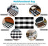 KaHouen Cotton Buffalo Check Rug 27.5 x 43 Inches, Buffalo Plaid Rug, Washable Hand-Woven Outdoor Checkered Rugs for Layered Door Mats/Kitchen/Farmhous (Christmas Porch Decor Mat)