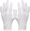 Paxcoo 6 Pairs XL White Cotton Gloves for Dry Hand Moisturizing Cosmetic Eczema Hand Spa and Coin Jewelry Inspection