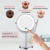 Lighted Makeup Mirror, 7X Magnifying Mirror with Touch Screen Adjustable LED Light, 7 Inch Mirror with Lights Double Sided 360 Degree Rotation