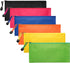 LABUK Pencil Pouch 6 Pack Pencil Bags Small Zipper Pouches Bulk Waterproof Pencil Case for School Office Supplies Travel Cosmetics Accessories Stationery 6 Color