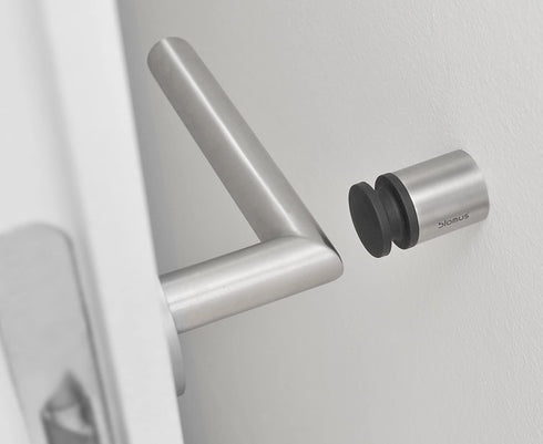 Blomus Entra Door Stop 65353, Size: 0.98" H x 0.98" W x 1.5" D