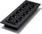 Decor Grates ST414 Decor Floor Register, 4x14 Inches, Textured Black