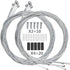 Hapleby 10PCS Premium Bike Shift Cable, Professional Bicycle Shift Wire Kit for Mountain and Road Bicycle, for Free 5 O-Rings, 10 End Ferrules and 20 End Caps