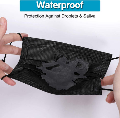 Disposable Face Masks (Black) 50PCS
