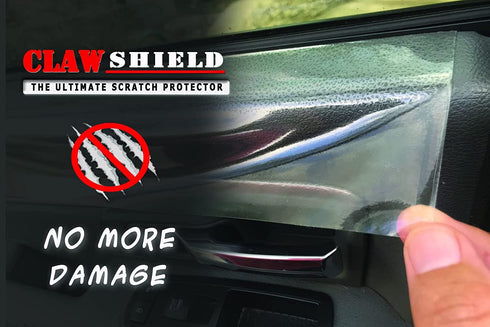 CLAW SHIELD THE TOUGHEST SCRATCH PROTECTOR, CLAW BARRIER FOR ANXIOUS DOG. PREVENT DOOR, DOOR FRAME & WALL DAMAGE SCRATCH BARRIER FOR DOG & CAT CLAWING