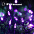 Minetom Halloween String Lights Outdoor, 33Feet 100 LED Waterproof Christmas Lights with 8 Lighting Modes for Halloween Garden Party Christmas Xmas Tree Lights Decor(Purple)