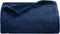 Bedsure Fleece Blanket Twin Blanket Navy Blue - 300GSM Soft Lightweight Plush Cozy Twin Blankets for Bed, Sofa, Couch, Travel, Camping, 60x80 inches