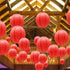 ADLKGG Round Hanging Paper Lanterns Decorations for Party Wedding Birthday Baby Showers Christmas Supplies, Red 12'',10'', 8'', 9 Pack