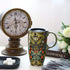 TZSSP Coffee Ceramic Mug Porcelain Latte Tea Cup With Lid 17oz. Green