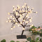 Bonsai Tree Light Artificial Tree Led Flower Cherry Blossom Light Adjustable Branches Battery Operated for Room Decoration and Gift (Warm White)
