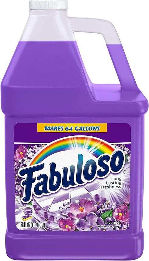 Fabuloso Professional All-Purpose Cleaner, 1 Gallon, Concentrated Deep Cleaning Professional Degreaser Bottle (Lavender, 1 gal)