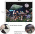 Lifeel Trippy Mushroom Tapestry, Moon and Stars Tapestrs with Snail Flowers and Plants Tapestry Wall Hanging for Room 36—48 inches