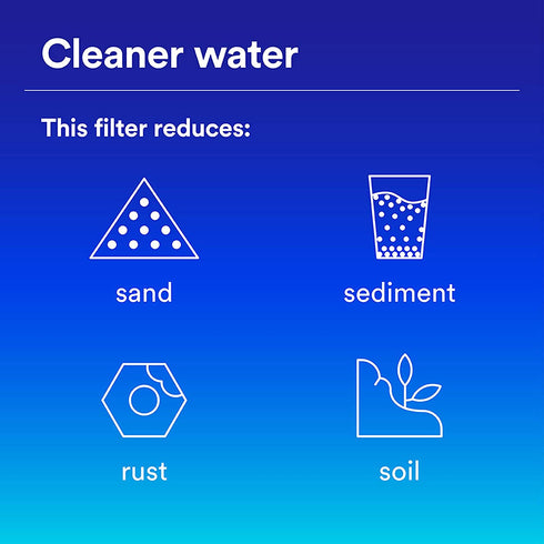 Filtrete Large Capacity Pleated Whole House Water Filter System 3WH-HDPL-F01
