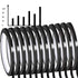 Whiteboard Pinstripe Tape 12 Rolls 1/8” Thin White Board Dry Erase Line Gridding Tape (Black)