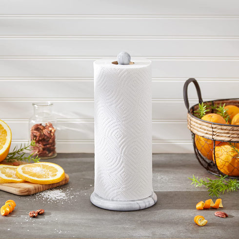 RSVP International Kitchen Collection Countertop Paper Towel Holder, Marble 5.13 x 12.75"