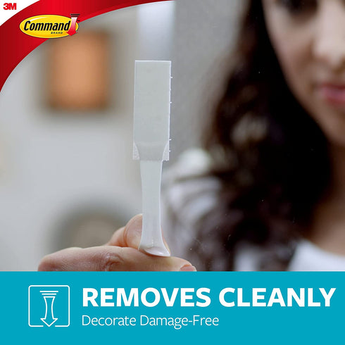 Command Bath Mirror, Satin Nickel, 1-Mirror, 2-Water-Resistant Strips, Organize Damage-Free