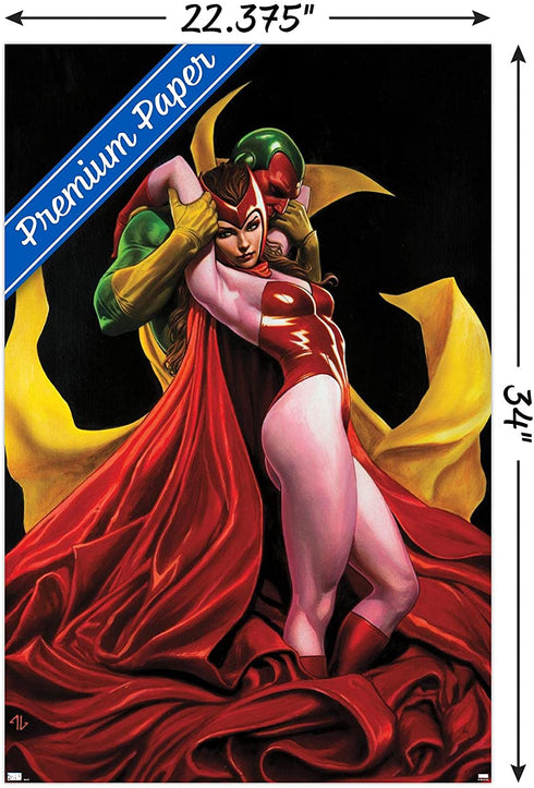 Trends International Marvel Comics - Scarlet Witch and Vision - Deadpool #13 Wall Poster, 22.375" x 34", Premium Unframed Version