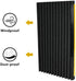 LBG Products Window Air Conditioner Foam Insulation Panels,AC Side Insulating Panel Kit,2 Pack,Black, 17in High x 9in Wide x 7/8in Thick