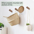 Wood Wall Hooks,4 Wooden Coat Hooks Wall Hangers, Wooden Wall Hat Hooks, Irregular Wooden Wall Hooks for Hanging Hats, Coats, Towels (Walnut)