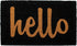 Calloway Mills 100231729BNS Script Hello Doormat, 17" x 29", Black/Natural