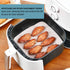 BYKITCHEN Air Fryer Parchment Paper, 8.7x8.7 Inches, Set of 200, Nonstick Square Parchment Paper for Air Fryer, Compatible with Ninja Foodi, Cosori, Philips, Power XL Air Fryers and More
