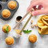 Mini Bamboo Disposable Tongs - wuyule 100PCS Disposable Tongs 4" Bamboo Tongs for Toaster Eco-Friendly For Catering, Buffet or Home Use¦