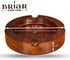 Briar & Oak Wood Cigar Ashtray - Large, Outdoor Cigar Ashtray Bowl for Patio, Indoor, Home & Office Use Cool Cigar Ashtray Gift for Men (Indian Walnut (4 Slot))