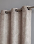 WARM HOME DESIGNS 1 Pair (2 Panels) of Cream Ivory Insulated Thermal Blackout Curtains with Embossed Textured Damask Flower Pattern. Each Short Length Window Panel Is 38" X 63" in Size. EV Ivory 38x63