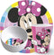 Zak Designs Kids Dinnerware Set Disney Minnie Mouse, Includes Plate, Bowl, and Tumbler, Non-BPA Made of Durable Melamine Material and Perfect for Kids (3-Piece Set)