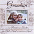 Malden International Designs Sun Washed Words Grandma Cream Distressed Picture Frame, 4x6, Cream