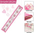 Nialnant Valentines Day Table Runner, Pink Truck Table Runners for Kitchen Family Dinner Table Holiday Farmhouse Home Valentines Day Decoration, Buffalo Check Heart Pattern - 13 x 72 Inch