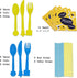 WERNNSAI Dinosaur Party Supplies Set - Dinosaur Themed Party Decoration for Boys Kids Birthday Cutlery Bag Table Cover Plates Cups Napkins Straws Utensils Banner & Balloons Serves 16 Guests 169 PCS