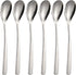 Soup Spoons Set of 6 Stainless Steel Round Spoons Asian Soup Spoon Long Handle Dinner Spoons for Kitchen Restaurant Home