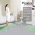 Yimobra Memory Foam Bath Mat Large Size, 31.5 x 19.8 Inches,Soft and Comfortable, Super Water Absorption, Non-Slip, Thick, Machine Wash, Easier to Dry for Bathroom Floor Rug, Pale Green