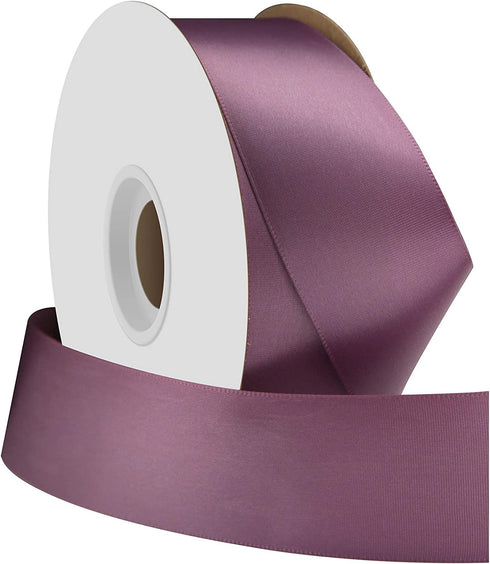 Offray Berwick 1.5" Single Face Satin Ribbon, Amethyst Purple, 50 Yds
