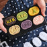 Xdodnev 6pcs Oval Press Cookie Stamp Moon Cake Decor Mould Barrel Mooncake Mold 100g DIY