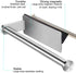 Paper Towel Holders Magnetic Steel Brushed Towel Roll Holders with Strong Magnetic Backing - Fit for Large Paper Towels-for Kitchen,Refrigerator,Grill,Toolbox,Garage,Shop