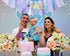 1st Birthday Tutu Decoration for Party - Mermaid Princess 1st Birthday Party - Mermaid Baby Skirt Photo Booth Props and Backdrop Cake Smash - Best Princess Birthday Party Supplies (Purple Blue)
