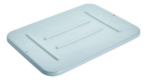 Rubbermaid Commercial Products FG364800GRAY Food Service Bus/Utility Tote Box Lid for 4 5/8 gal, Gray