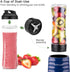 La Reveuse Smoothies Blender 300 Watt with 18 oz BPA Free Portable Travel Sports Bottle (Navy)