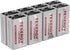 Tenergy 9V Lithium Batteries, 1200mah Non-Rechargeable Batteries,10 Years Shelf Life Lithium 9 Volt Batteries - 8 Pack